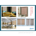 Decorative horizontal custom zebra roller window blinds